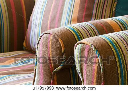 Colorful Striped Armchairs View Large Photo Image Stock Image - Colorful Striped Armchairs. Fotosearch