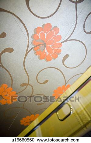 Detail of retro style wallpaper View Large Photo Image Stock Image - Detail of retro style wallpaper. Fotosearch