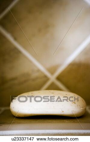 Bar of Soap and Tile Shower Wall with Ledge View Large Photo Image Stock Photo - Bar of Soap and Tile Shower Wall with Ledge. Fotosearch