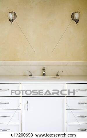 Bathroom Sink and Cupboards View Large Photo Image Stock Image - Bathroom Sink and Cupboards. Fotosearch