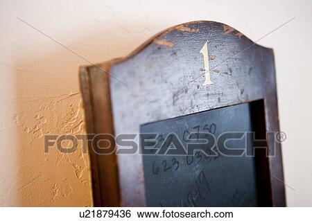 Chalkboard with Worn Wood Trim View Large Photo Image Stock Photograph - Chalkboard with Worn Wood Trim. Fotosearch
