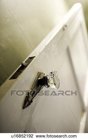 Crystal Vintage Doorknob on White Door View Large Photo Image Stock Image - Crystal Vintage Doorknob on White Door. Fotosearch