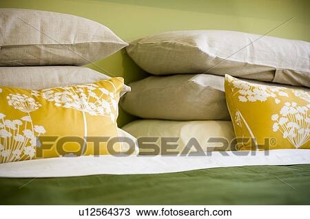 Detail of Bedsheets and Pillows View Large Photo Image Stock Image - Detail of Bedsheets and Pillows. Fotosearch
