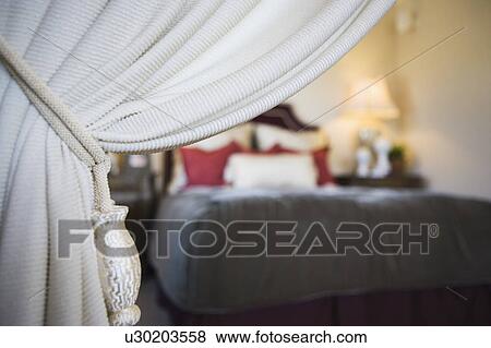 Knotted Rope and Tassels Holding White Curtain Open View Large Photo Image Stock Photo - Knotted Rope and Tassels Holding White Curtain Open. Fotosearch
