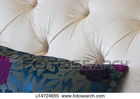 Pillow on White Cushion with Buttons View Large Photo Image Stock Photography - Pillow on White Cushion with Buttons. Fotosearch