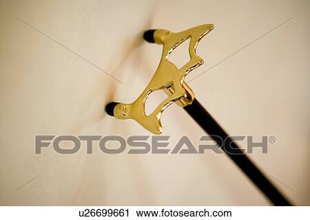 Stock Image - Brass Bridge for Billiards. Fotosearch