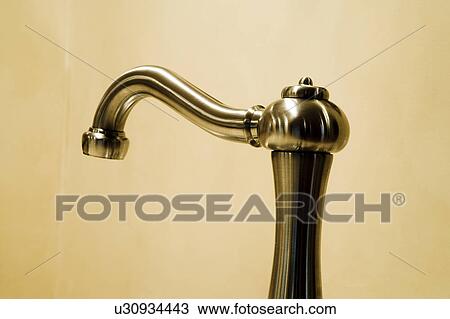 Close Up of Vintage Chrome Faucet View Large Photo Image Stock Image - Close Up of Vintage Chrome Faucet. Fotosearch