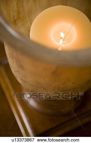 Detail of burning candle as viewed from above. View Large Photo Image Stock Photo - Detail of burning candle as viewed from above.. Fotosearch