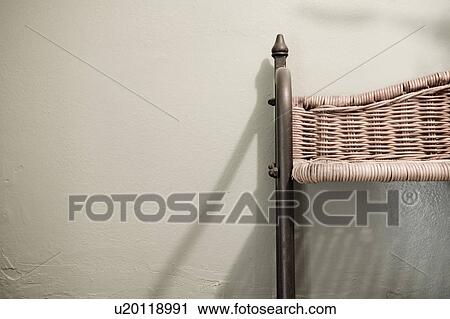 Stock Image - Detail of whicker shelve.. Fotosearch