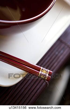 Magenta and White Place Setting with Chopsticks View Large Photo Image Stock Photograph - Magenta and White Place Setting with Chopsticks. Fotosearch