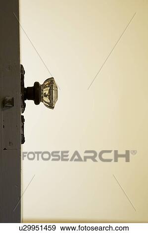 Stock Photo - Old Fashioned Crystal Doorknob. Fotosearch