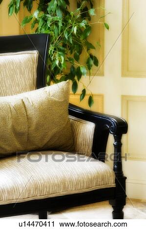Black Wood Armchair View Large Photo Image Stock Image - Black Wood Armchair. Fotosearch