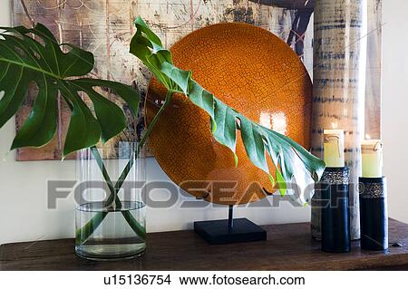 Large round disk and leaves View Large Photo Image Picture - Large round disk and leaves. Fotosearch