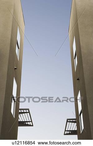 Exterior Shot of Contemporary Condominiums/Homes View Large Photo Image Picture - Exterior Shot of Contemporary Condominiums/Homes. Fotosearch