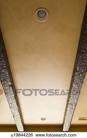 Stock Photograph - Beamed ceiling. Fotosearch
