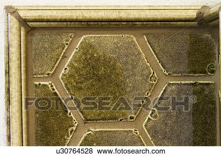 Contemporary Backsplash with Hexagonal Tiles View Large Photo Image Stock Photo - Contemporary Backsplash with Hexagonal Tiles. Fotosearch