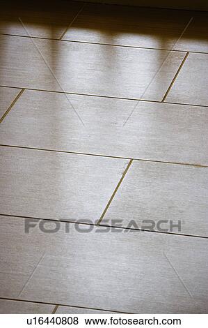 Stock Photo - Contemporary tile hardwood floor. Fotosearch