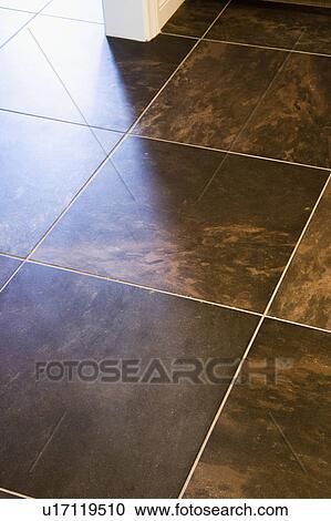 Dark Brown Tile Flooring Stock Image U17119510 Fotosearch Dark Brown Tile Flooring Stock Image
