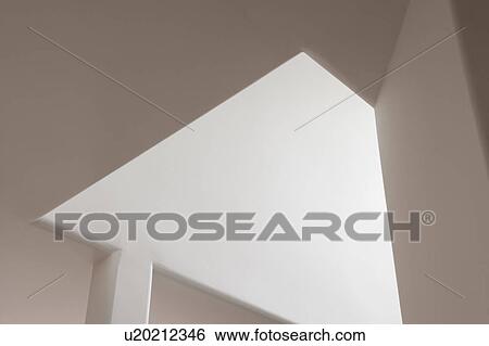 Stock Photograph - Graphic detail of skylight opening.. Fotosearch