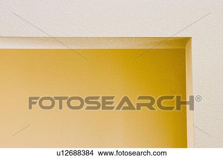 Picture - White doorway and yellow wall. Fotosearch