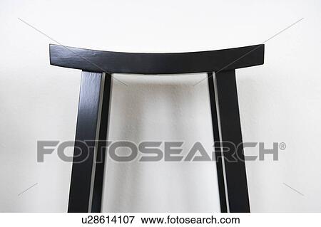 Black stool against white background View Large Photo Image Stock Photo - Black stool against white background. Fotosearch