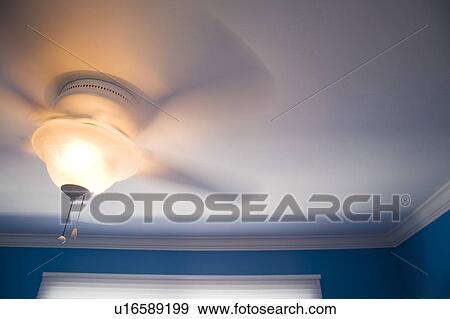 Stock Photo - Ceiling Fan in Moion. Fotosearch