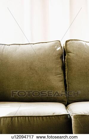Contemporary Couch in Front of Bright Window View Large Photo Image Stock Photo - Contemporary Couch in Front of Bright Window. Fotosearch