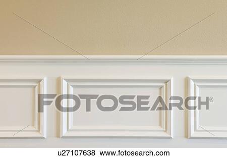 Wainscot on Yellow Wall View Large Photo Image Stock Photo - Wainscot on Yellow Wall. Fotosearch