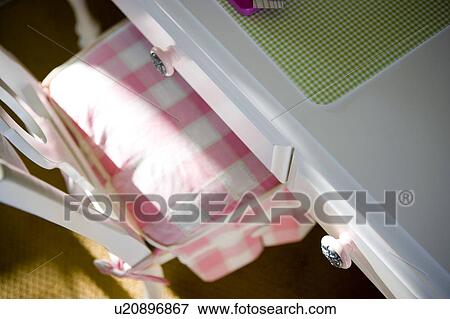 Stock Photo - Girl's Desk in Bedroom. Fotosearch