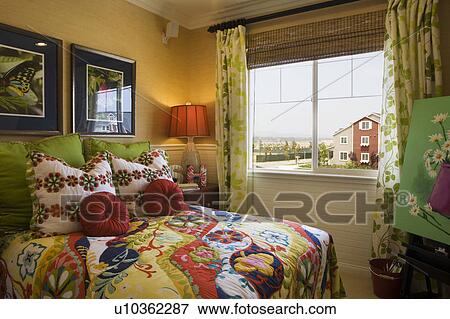 Young girls bedroom View Large Photo Image Stock Photo - Young girls bedroom. Fotosearch