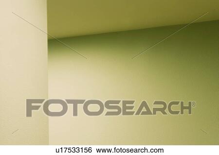 Stock Photograph - Architectural Detail of Green Wall. Fotosearch