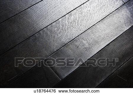 Stock Photograph - Black and White Photograph of Hardwood Floor. Fotosearch