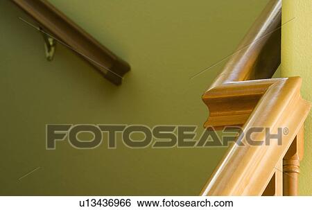 Stock Photograph - Detail of Staircase Railing. Fotosearch