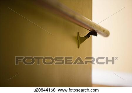 Stock Photo - Detail of Wood Railing. Fotosearch