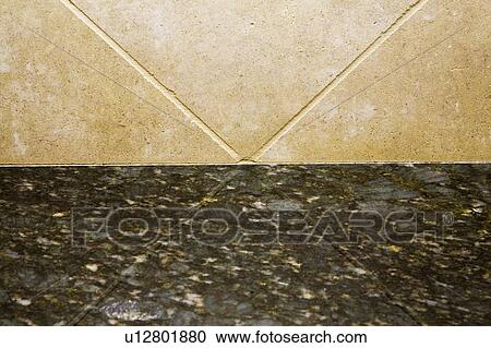 Granite Countertop and Tile Wall View Large Photo Image Stock Image - Granite Countertop and Tile Wall. Fotosearch