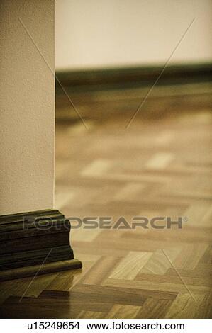 Picture - Hardwood Floor with Contemporary Pattern. Fotosearch