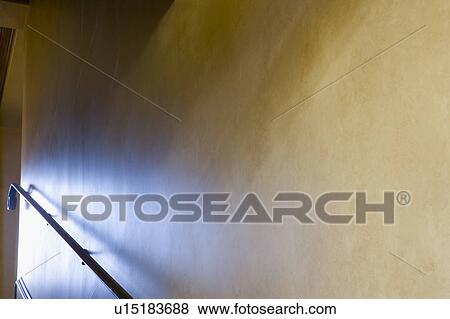 Stock Photo - Railing on wall. Fotosearch