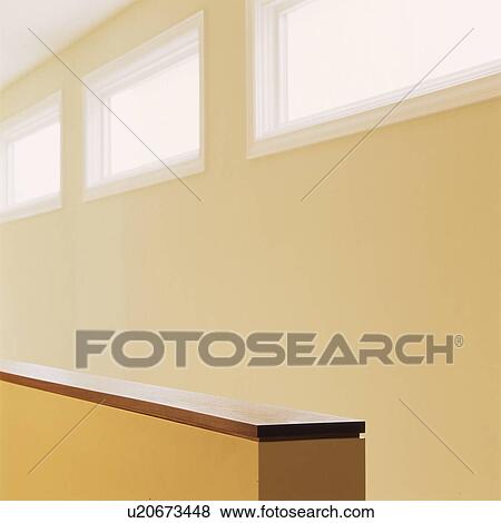Stock Photo - Windows and Half Wall. Fotosearch