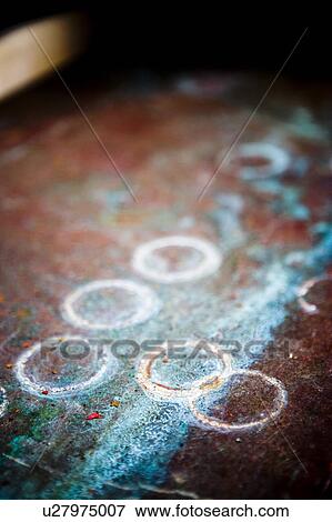 Stock Photo - Worn Vintage Countertop. Fotosearch
