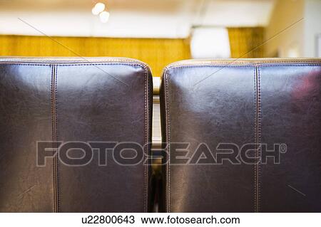 Back of Leather Chairs View Large Photo Image Stock Image - Back of Leather Chairs. Fotosearch