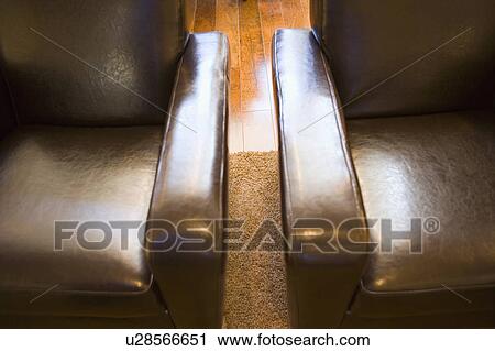 Contemporary Brown Leather Armchairs View Large Photo Image Stock Image - Contemporary Brown Leather Armchairs. Fotosearch