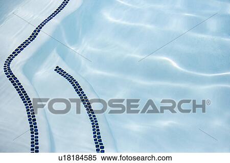 Stock Photography - Swimming pool steps. Fotosearch
