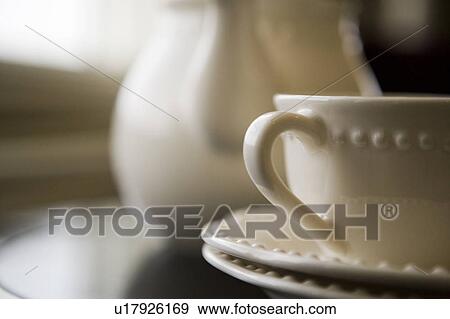Stock Photo - Detail of tea cup handle.. Fotosearch