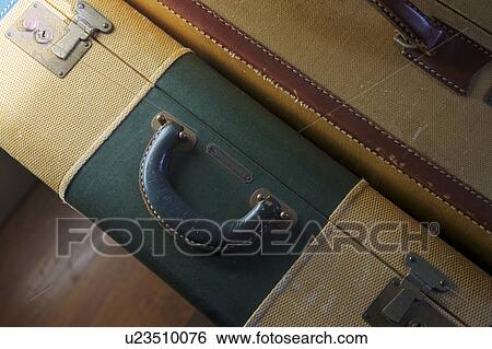 Vintage Leather Suitcases View Large Photo Image Stock Photograph - Vintage Leather Suitcases. Fotosearch