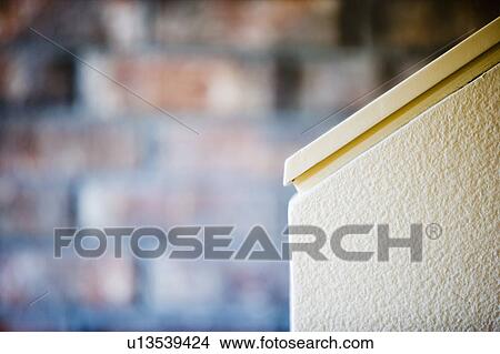 Contemporary White Wall and Old Brick Wall View Large Photo Image Picture - Contemporary White Wall and Old Brick Wall. Fotosearch