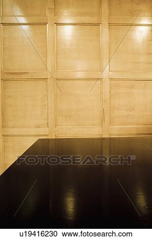 Contemporary Woodwork and a Black Table View Large Photo Image Stock Image - Contemporary Woodwork and a Black Table. Fotosearch