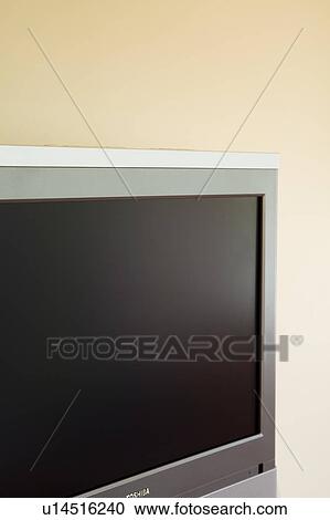 Stock Image - Ftal Screen Television. Fotosearch