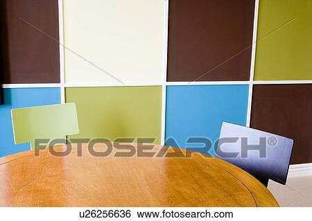Retro style sitting area View Large Photo Image Stock Photograph - Retro style sitting area. Fotosearch