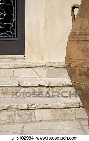Stone Front Steps View Large Photo Image Picture - Stone Front Steps. Fotosearch