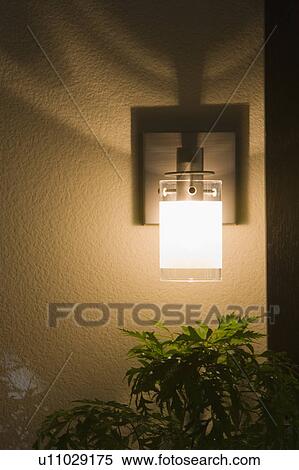 Stock Photography - Wall mounted light fixture . Fotosearch